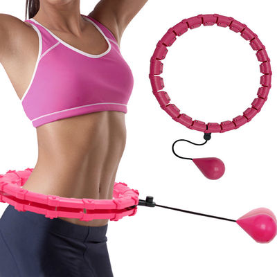 Кольцо обруча Hula пинка ABS для взрослых утяжелило кольцо фитнеса йоги спорта цифров