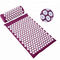Набор циновки и подушки точечного массажа ноги валика массажа хлопко-бумажной ткани изготовленный на заказ