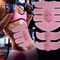 Черное розовое домашнее оборудование фитнеса, стимулятор подбрюшной мышцы ABS
