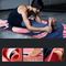 Цветок Eco дружелюбный печатая циновку 6MM йоги резины замши толщиной для домашнего спорта Pilates
